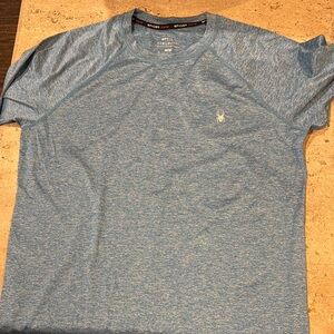 Spyder Blue Short Sleeve Tee Athletic Style